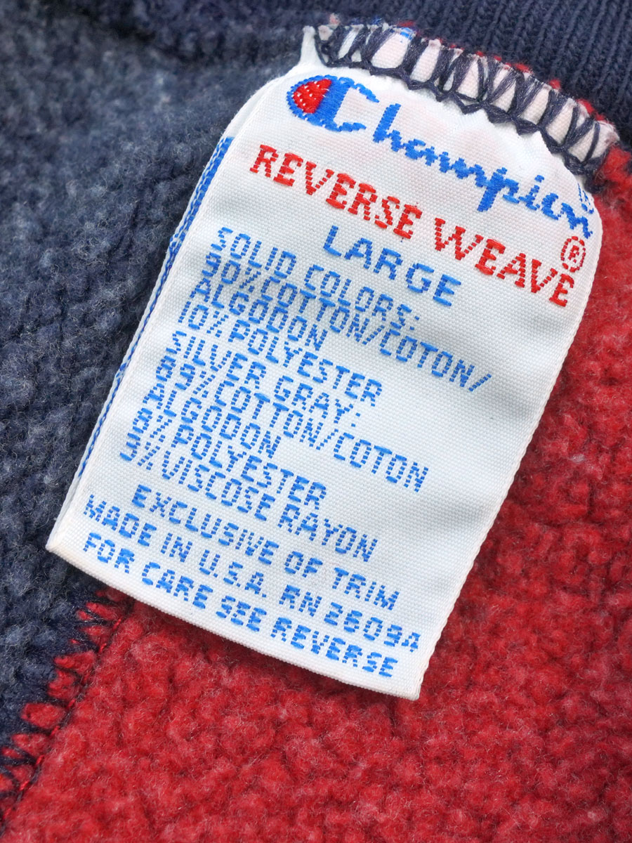 90'S CHMAPION REVERSE WEAVE CREW MULTI COLOR (SIZE.LARGE) MADE IN USA