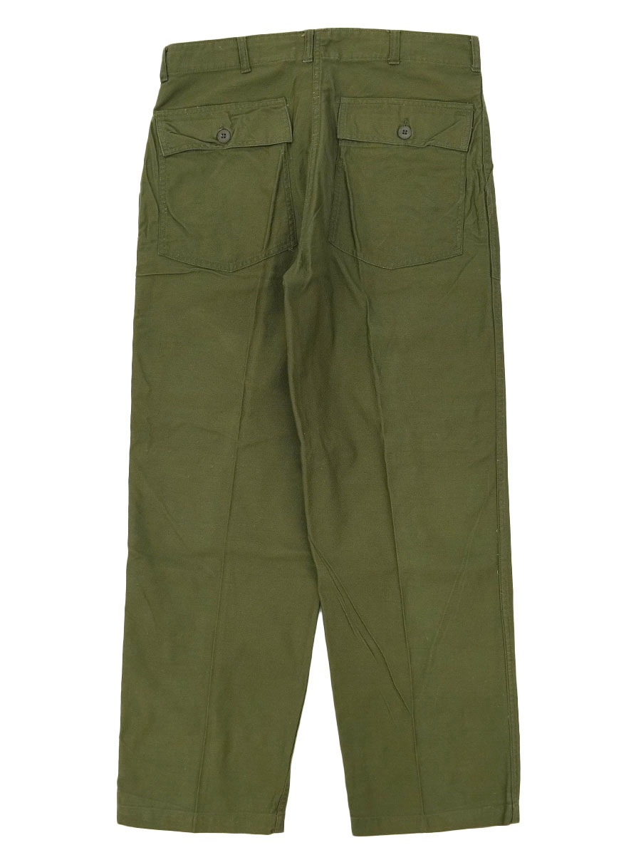 us army ベイカーパンツ 70s w36 l29 ボタンフライ サテン 60's U.S.ARMY ベイカーパンツ ボタンフライ 表記(34x31) | すべての