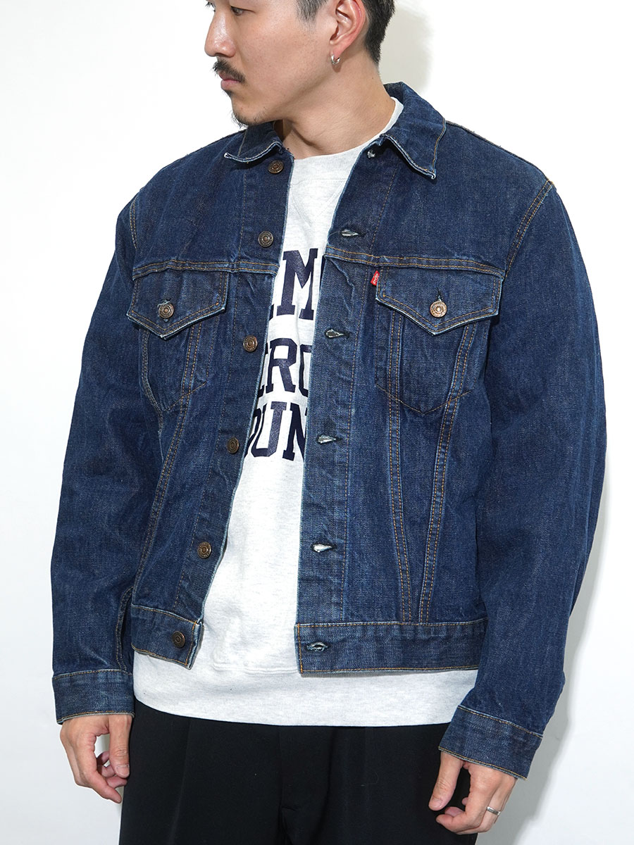 60s 70505 BIG E 42 真紺　4th 60's Levi's 70505 BIG-E ブランケット デニムジャケット 濃紺