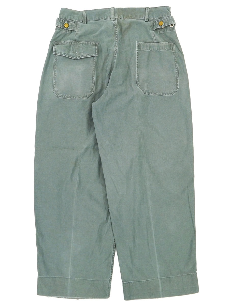 50's U.S.A.F MIL T-4335C ユーティリティパンツ 実寸(31x27位