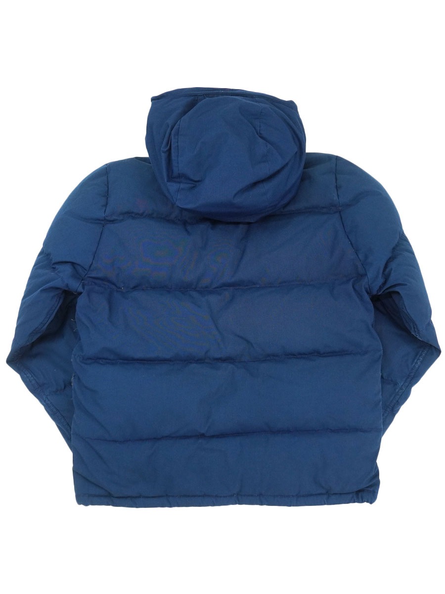 70's 茶タグ THE NORTH FACE ダウンジャケット ネイビー 表記(S