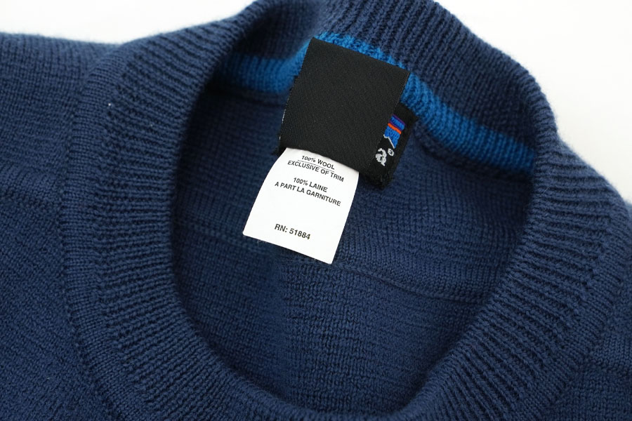 00's パタゴニア リッジウェイクルーセーター ネイビー 表記(S