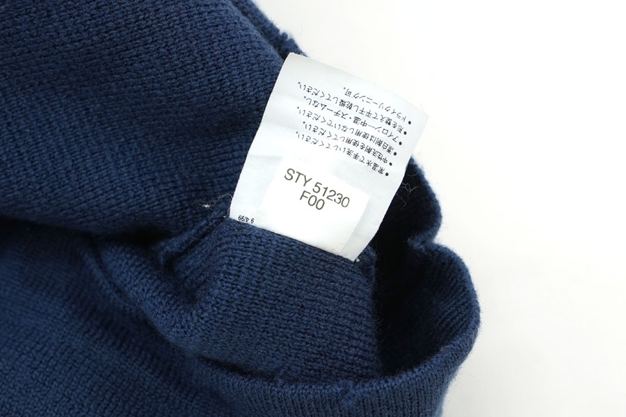 00s パタゴニア リッジウェイ クルー セーター L 00's パタゴニア リッジウェイクルーセーター ネイビー 表記(S