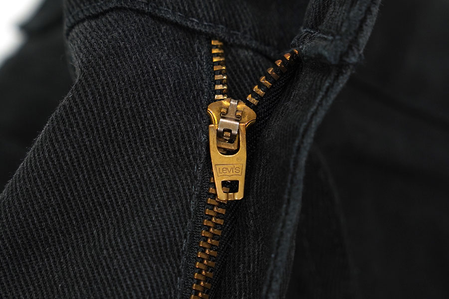 90's Levi's 505-2859 ポリコットンツイルパンツ ブラック 表記
