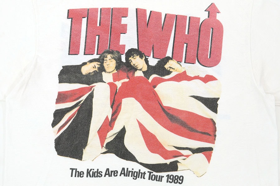 80's Hanes ''THE WHO The Kids Alright Tour 1989'' 両面プリント