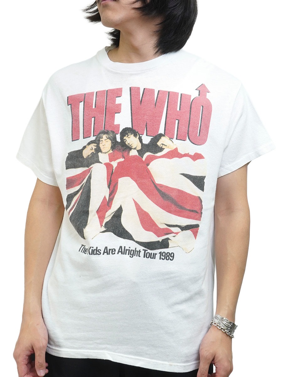80's Hanes ''THE WHO The Kids Alright Tour 1989'' 両面プリント