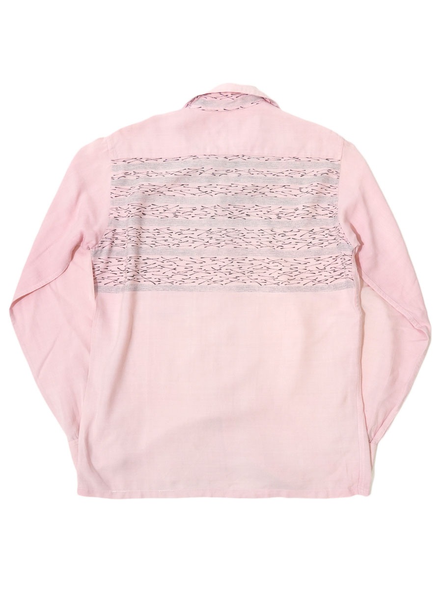 50'S PENNEY'S TOWNCRAFT L/S RAYON SHIRT PINK (SIZE.SMALL) | すべて