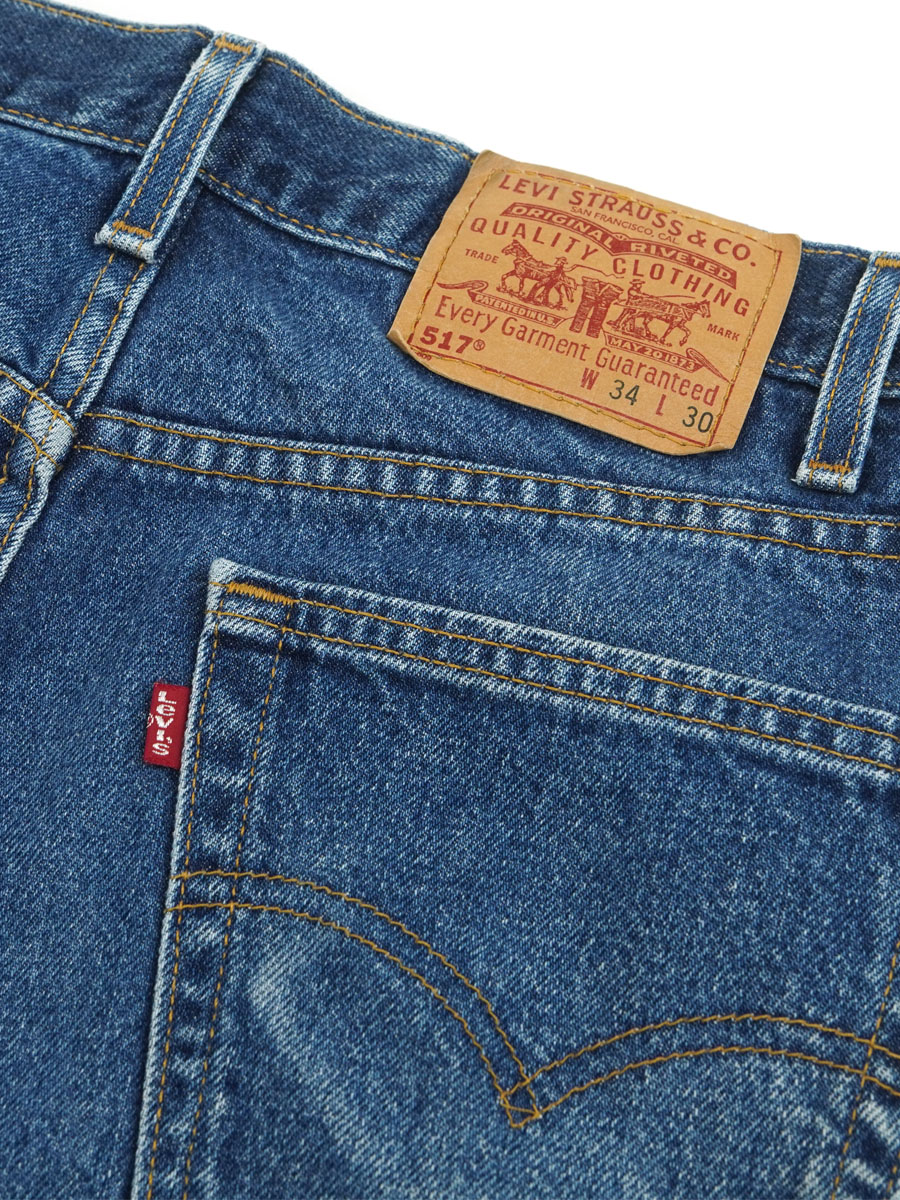 00's Levi's 517 デニムパンツ 薄ヒゲ落ち 表記(34x30) USA製
