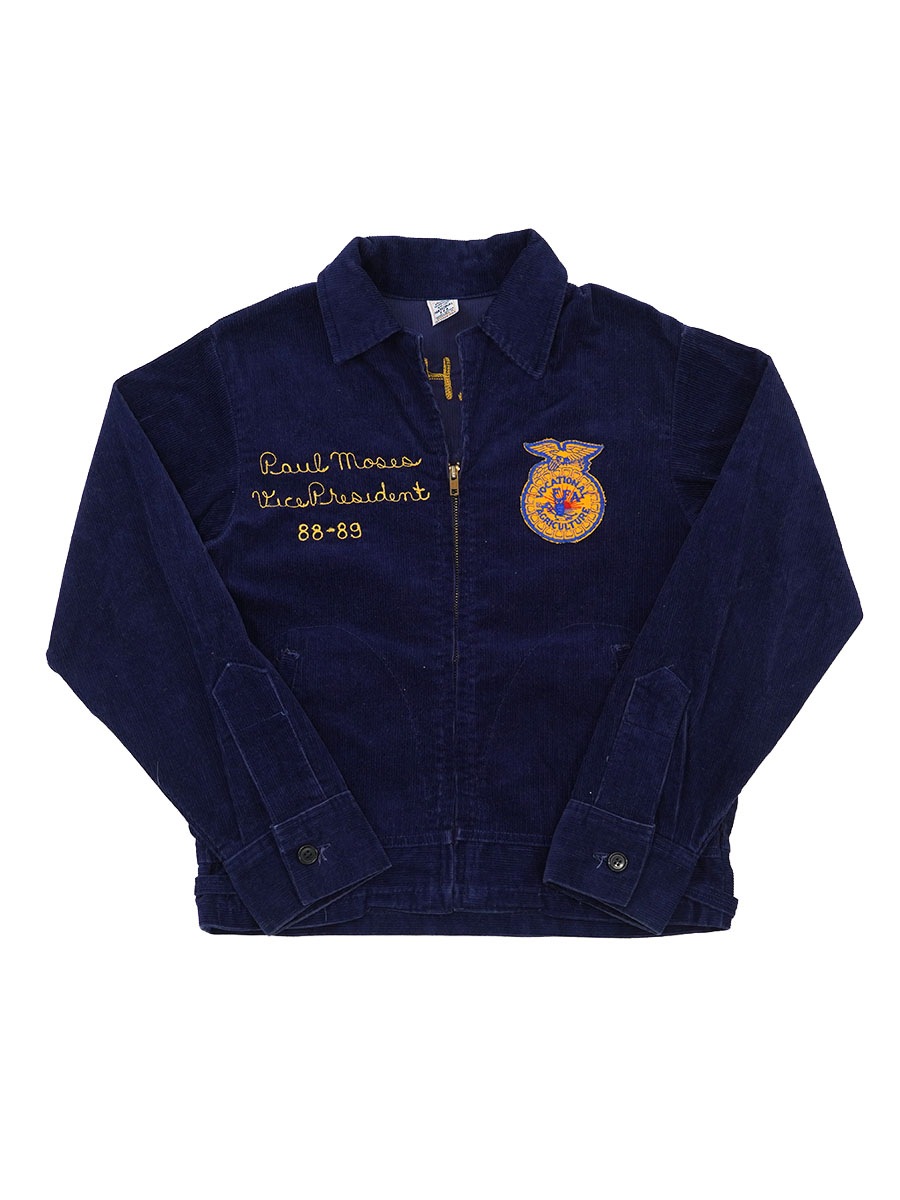 80'S NATIONAL FFA ''OKLAHOMA CANEY VALLEY'' FFA JACKET (SIZE.38