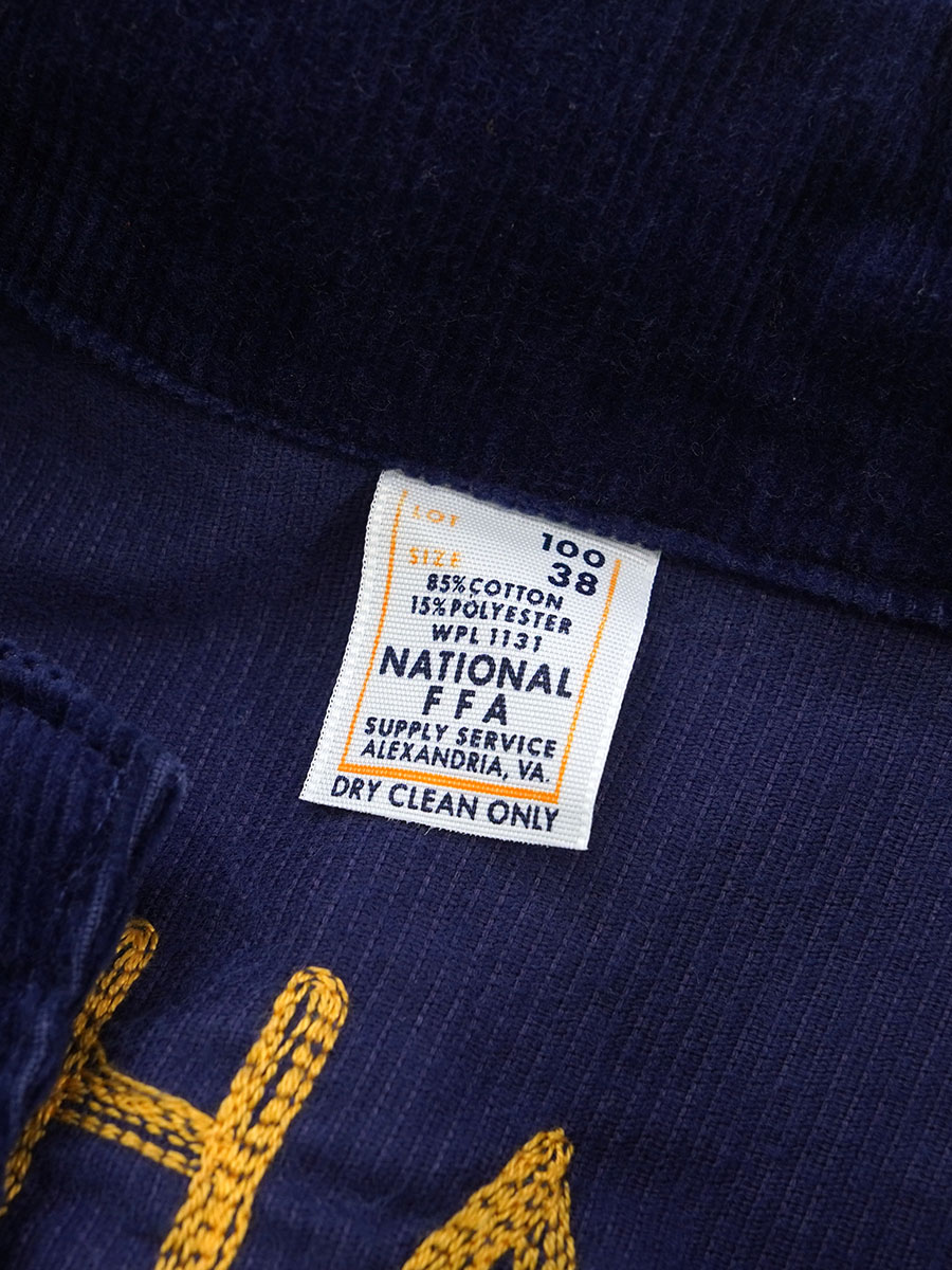 80'S NATIONAL FFA ''OKLAHOMA CANEY VALLEY'' FFA JACKET (SIZE.38