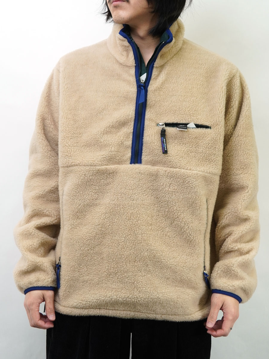 93 パタゴニア グリセードプルオーバー ナチュラル/ハンター 表記(L