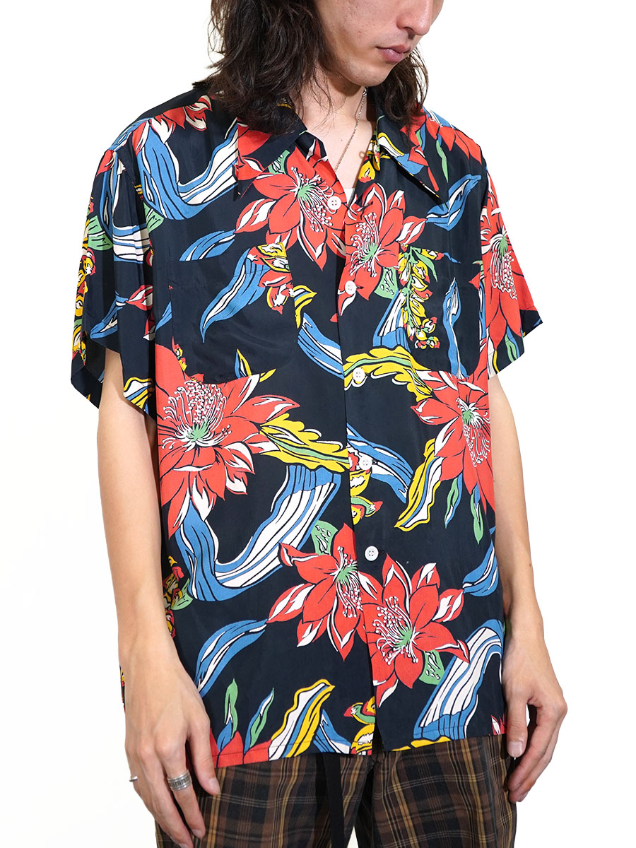 1950s Duke of Hollywood Hawaiian Hibiscus Pattern Shirt - Etsy
