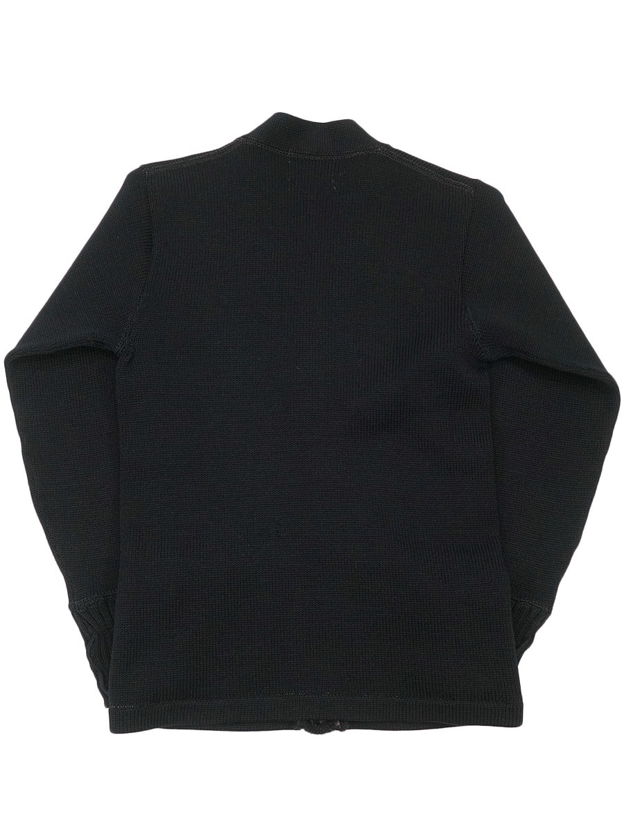 50'S PURITAN NATCH 100%WOOL LETTERED CARDIGAN BLACK (APPROX.SMALL