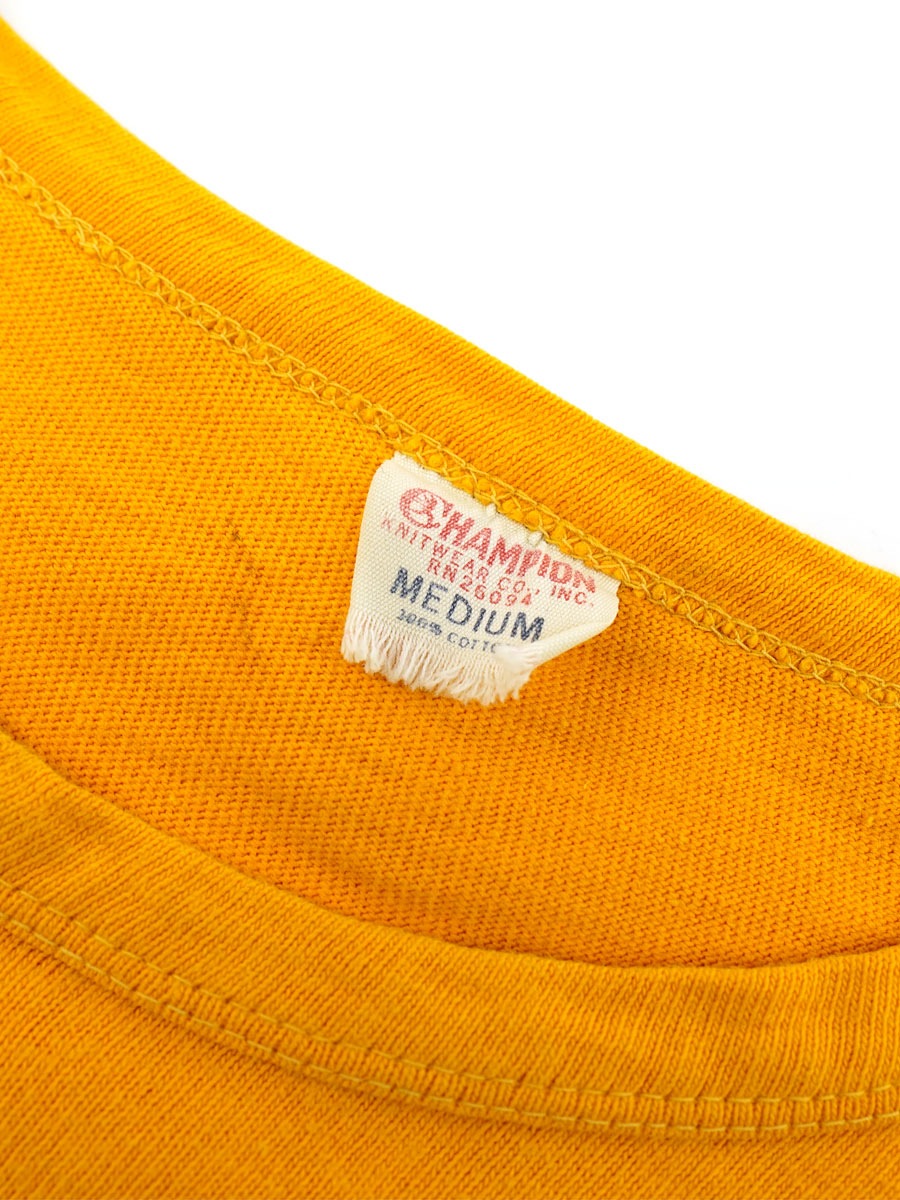 60's ランタグ チャンピオン ''MICHIGAN STATE'' 両面ナンバリング 袖