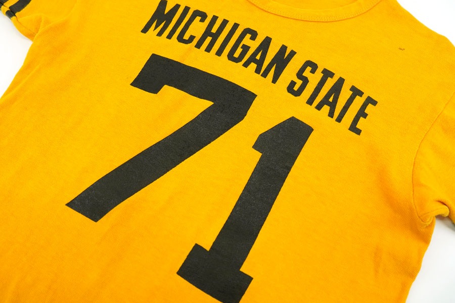 60's ランタグ チャンピオン ''MICHIGAN STATE'' 両面ナンバリング 袖