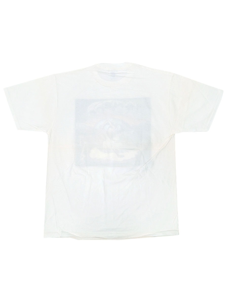 90's JERZEES サルバドール・ダリ ''新人類の誕生を見つめる地政学の子供'' アートTシャツ ホワイト 表記(L) USA製 DEAD