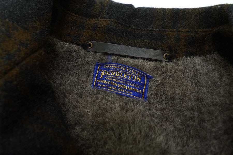 50's～ PENDLETON 好配色チェック柄 ウールジャケット 実寸(XL位)