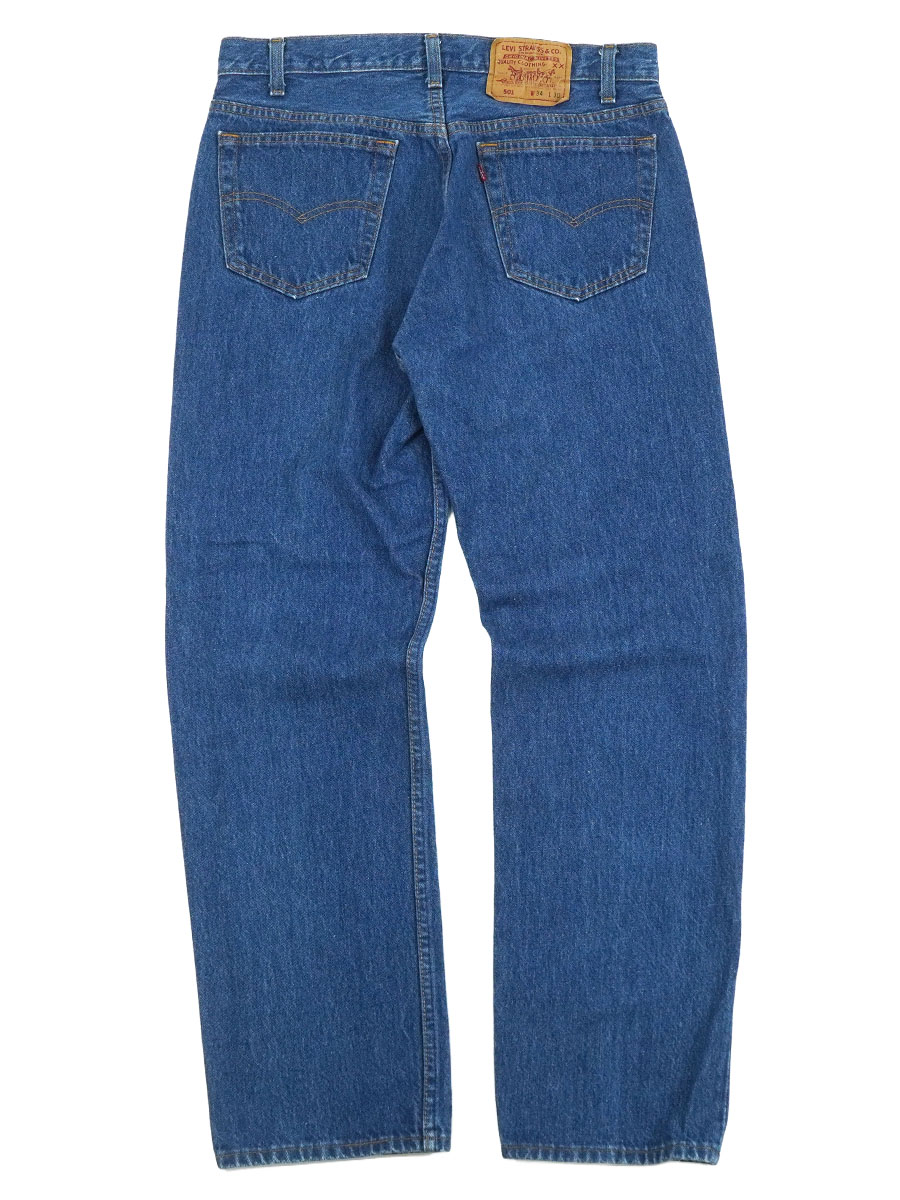 90's LEVI'S 501 デニムパンツ 美ブルー 表記(W34 L30) USA製 | NEW