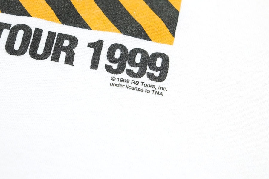 90's～ anvil ''ROLLING STONES NO SECURITY TOUR 1999 LOCAL CREW'' Tシャツ 表記(XL)