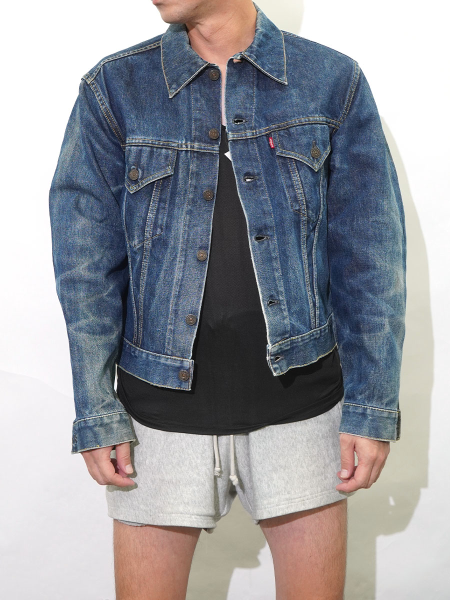 50's～ Levi's 557XX ギャラ BIG-E デニムジャケット ヒゲ 良色落ち