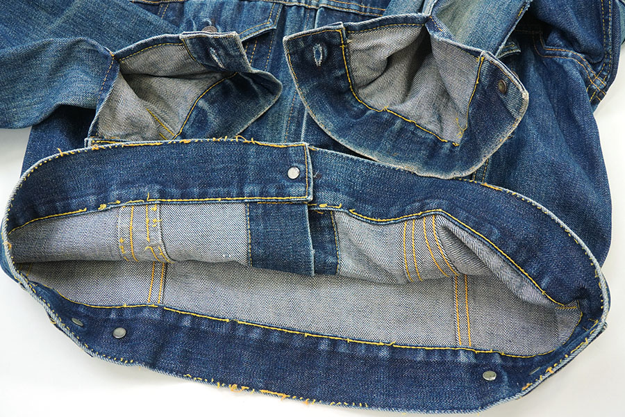 Levi's 557XX ギャラ入り　デニムジャケット サイズ40 BIGE 50's～ Levi's 557XX ギャラ BIG-E デニムジャケット ヒゲ 良色落ち