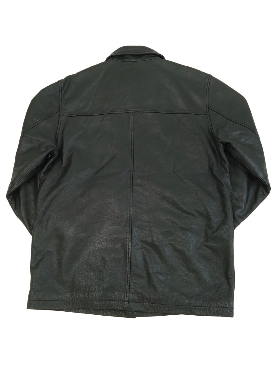 OLD GAP レザーカーコート ブラック 表記(L) | NEW ITEM