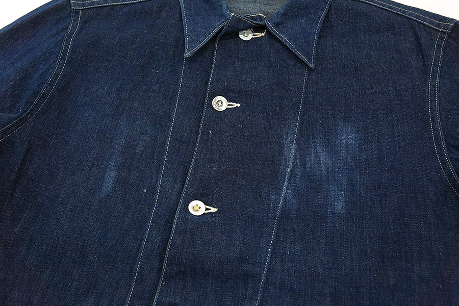 40's U.S.ARMY ''PW'' ステンシルペイント メタルボタン デニム