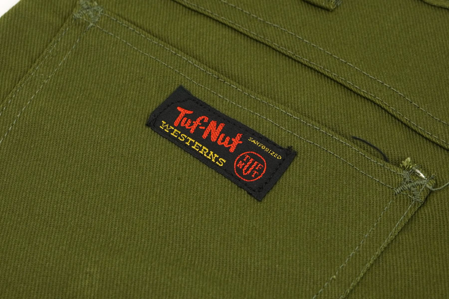 60's Tuf-Nut 417W スリムフィットパンツ オリーブ 表記(32x31) DEAD