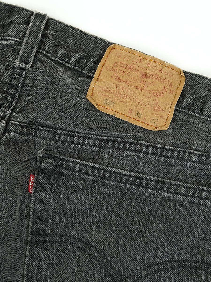 90'S LEVI'S 501 BLACK JEANS (SIZE.W38 L32) MADE IN USA | NEW ITEM
