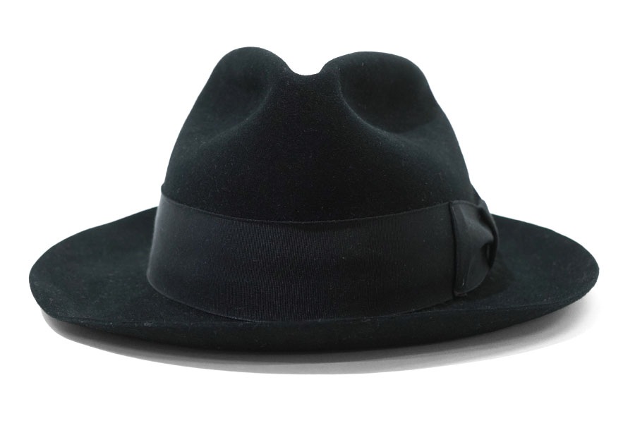 60'S STETSON FELT HAT BLACK (SIZE.7 1/4) | SOLD OUT | | BerBerJin