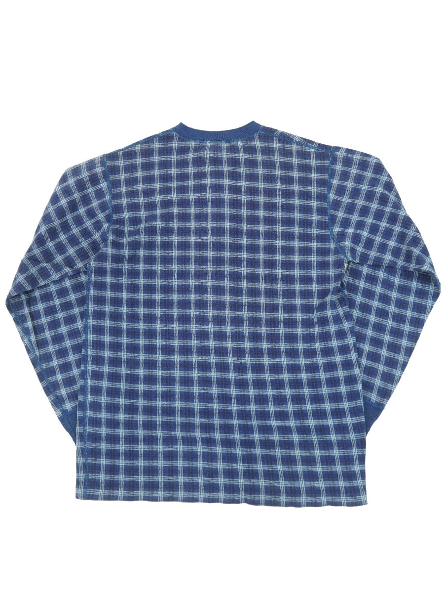 ラルフローレン 好配色チェック 100％コットン ヘンリーネック