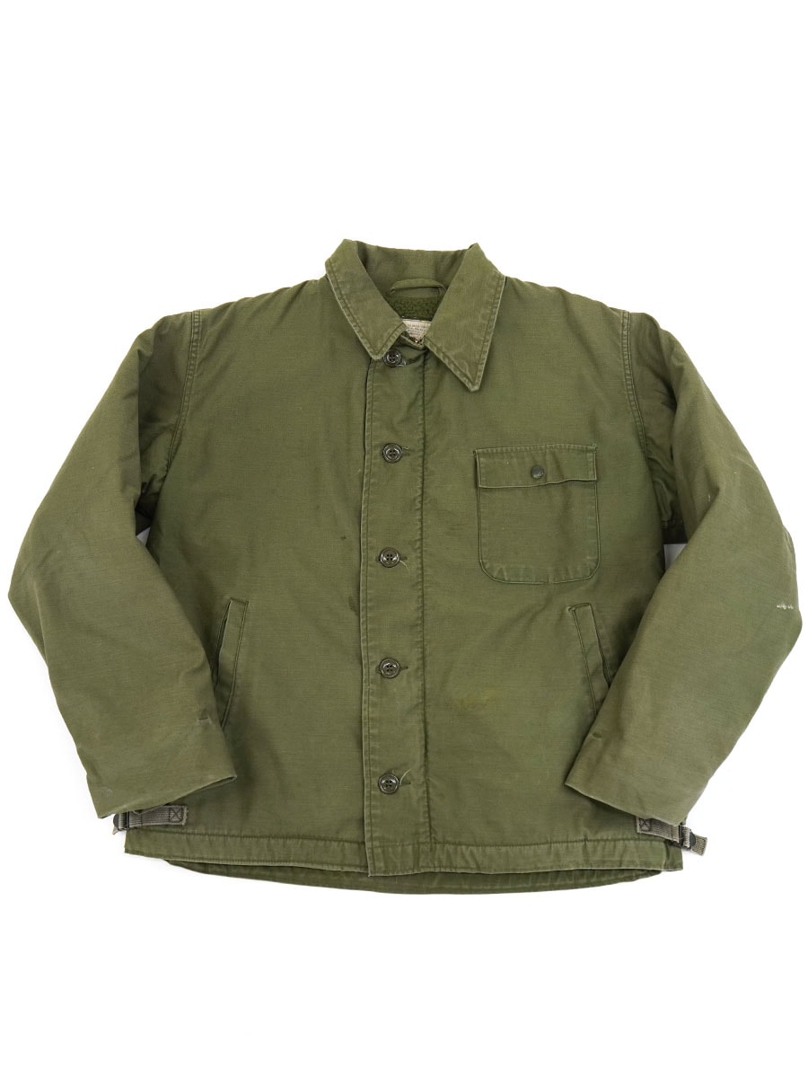 85 U.S.NAVY A-2デッキジャケット ステンシル 表記(L) | すべての商品