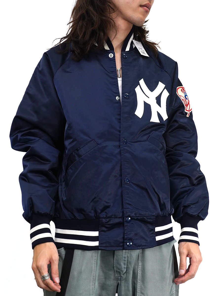 STARTER New York Yankees スタジャン ネイビー mens-starter-navy-new-york-