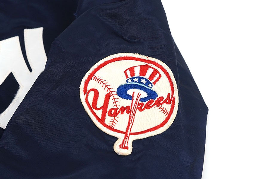 80's STARTER ''New York Yankees'' サテンスタジャン ネイビー