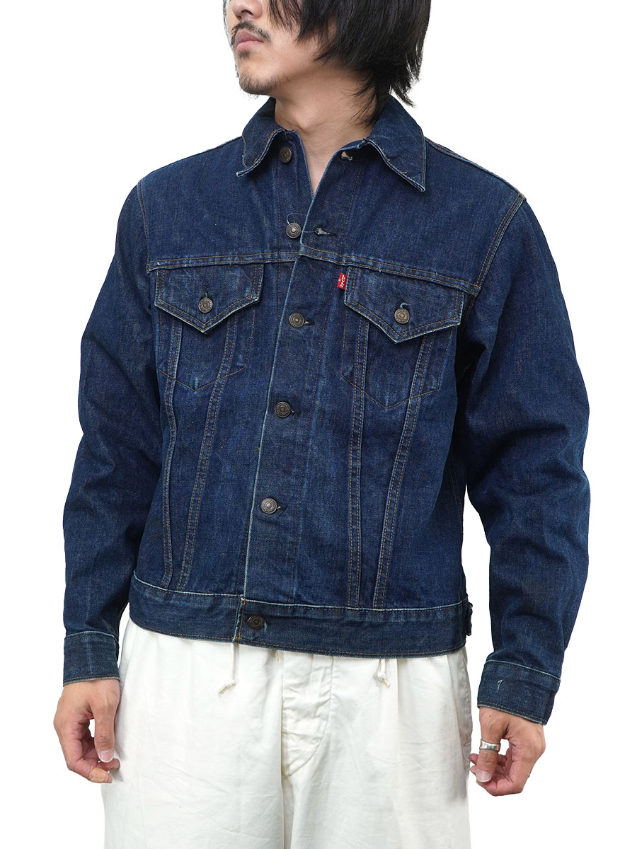 濃紺 美品 70s LEVI’S 70505 デニムジャケット スモールe 38 70's Levi's 70505 スモールe デニムジャケット インディゴ 濃紺