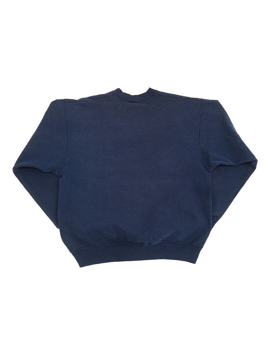 90's FRUIT OF THE LOOM ''NAVY'' スウェット ネイビー 表記(XL) USA製