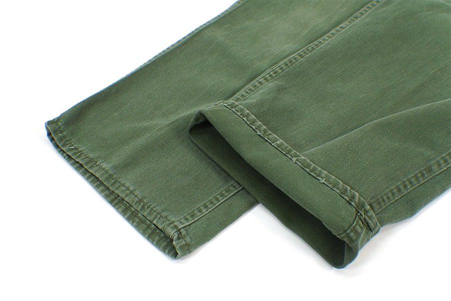 70's～ U.S.MILITARY ベイカーパンツ ジッパーフライ 実寸(35.5x28.5位