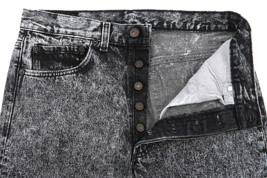 90'S LEVI'S 501 ACID BLACK JEANS (SIZE.W32 L30) MADE IN USA | SOLD
