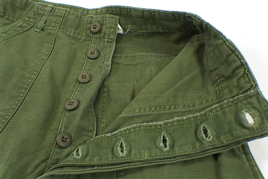 60's～ U.S.ARMY ベイカーパンツ ボタンフライ 表記(30x33) | すべての