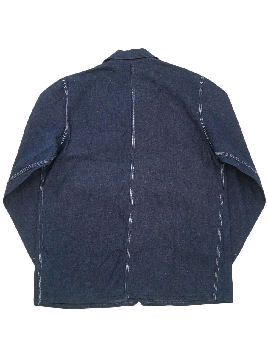 60's～ BIG MAC デニムカバーオール 真っ紺 表記(42) フラッシャー付き