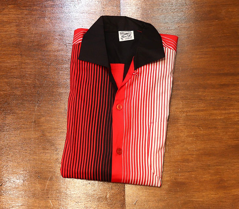 1950s DEAD STOCK , S/S COTTON SHIRT , Size Ｓ