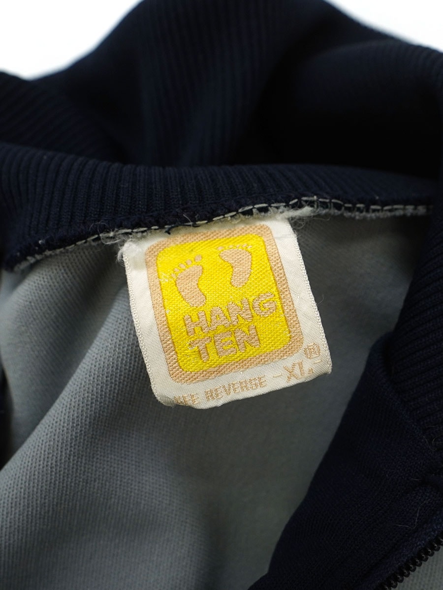 70's HANG TEN コーズポケット付き フルジップジャージ 表記(XL)