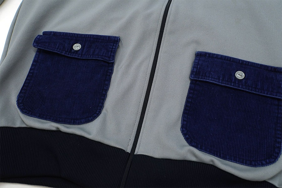 70's HANG TEN コーズポケット付き フルジップジャージ 表記(XL)