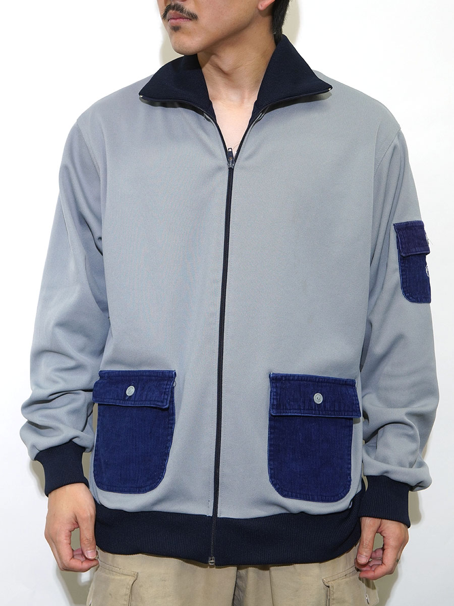 70's HANG TEN コーズポケット付き フルジップジャージ 表記(XL)