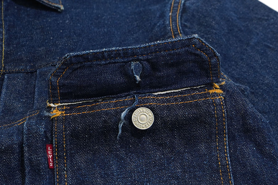 50's Levi's 507XX 濃紺 実寸(40位)