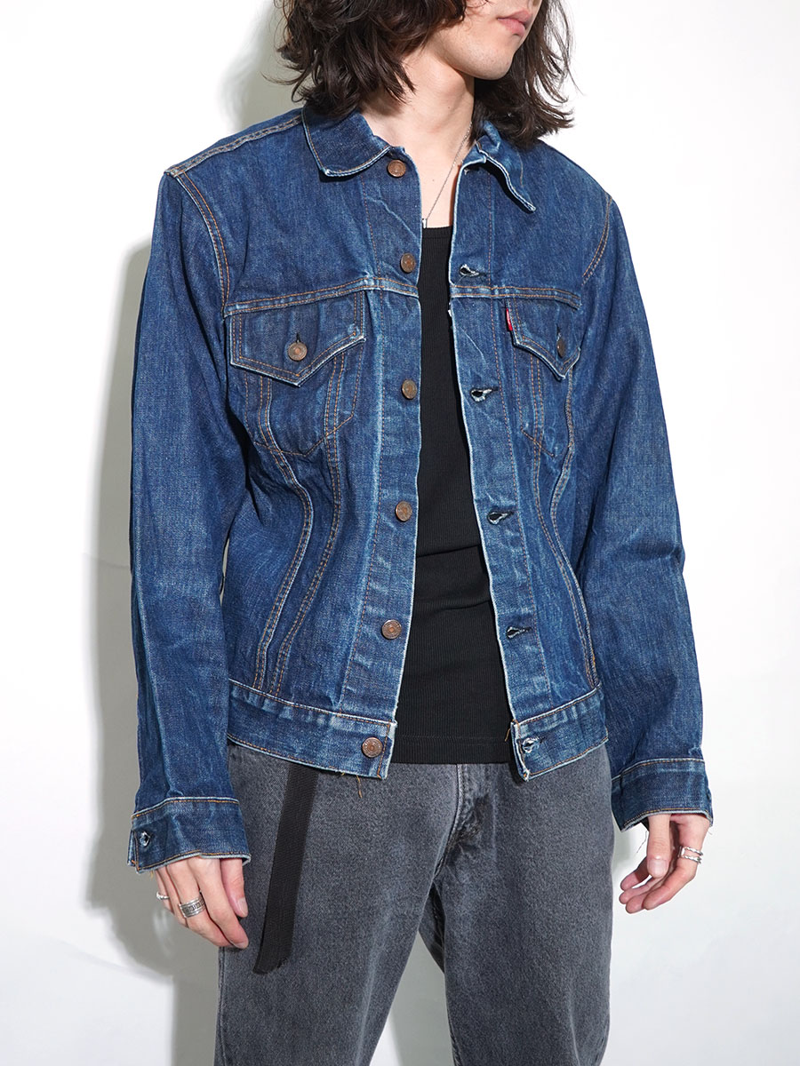 60s Levi’s 70505 big E Levi's Big E Type III Trucker 70505-0217 SZ 42 | Vintage Denim