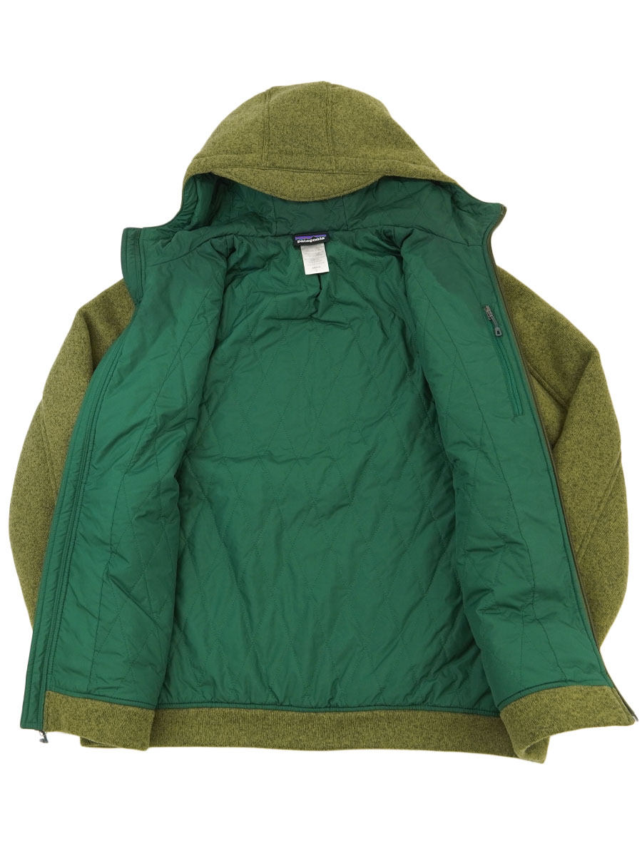 よ*ー様 patagonia インサレーテッドベターセーターフーディー カーキ 14 パタゴニア インサレーテッド ベターセーターフーディ ファティーグ