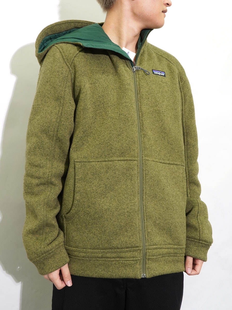 14 パタゴニア インサレーテッド ベターセーターフーディ ファティーグ