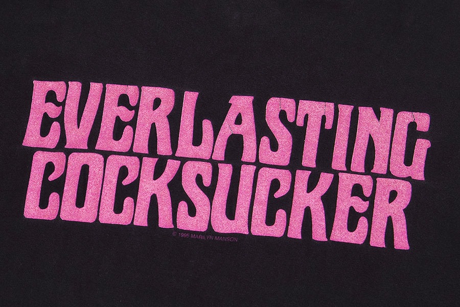 90's WINTERLAND MARILYN MANSON ''EVERLASTING COCKSUCKER'' ラメ