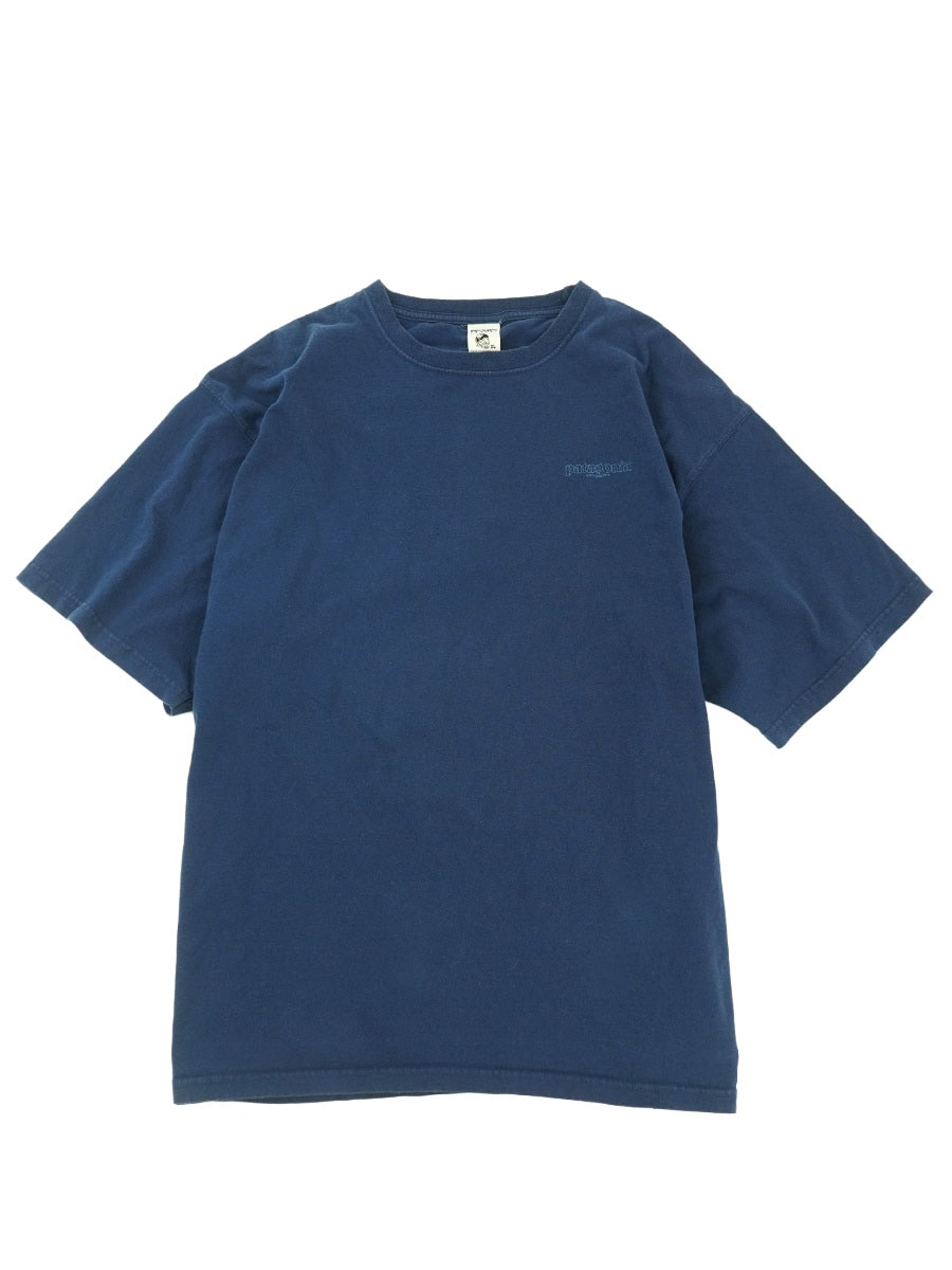 90's パタゴニア ''quality since 1973'' 浮世絵 Tシャツ ネイビー